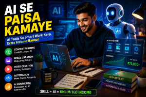AI se paise kaise kamaye online