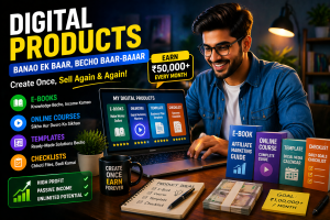 digital products se passive income kaise kamaye